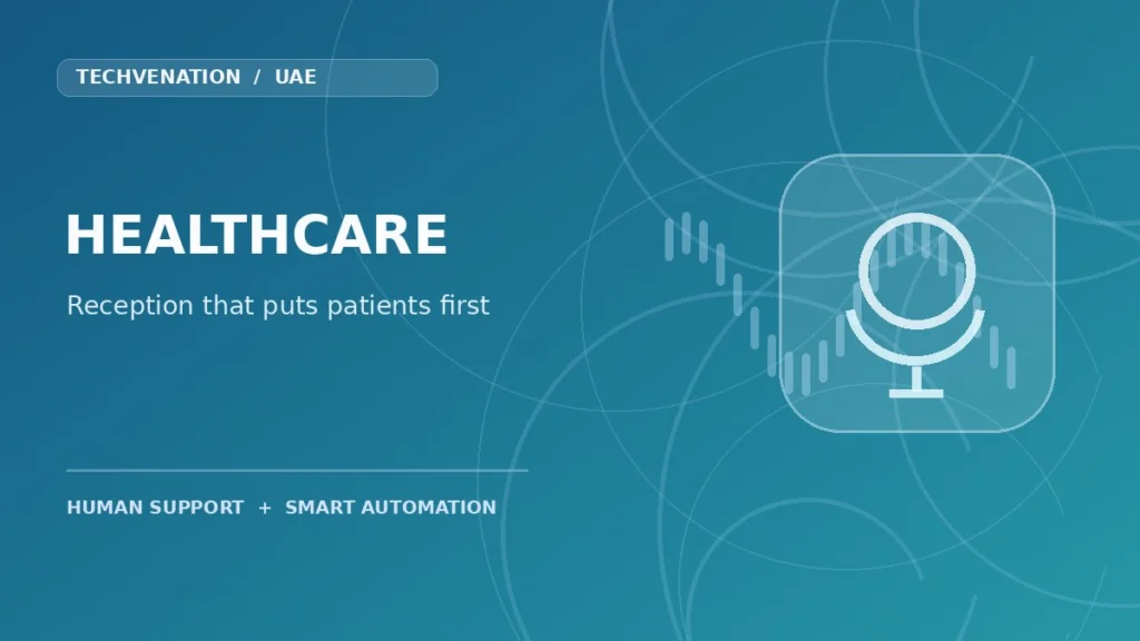 Conceptual illustration for healthcare services in the UAE