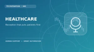 Conceptual illustration for healthcare services in the UAE