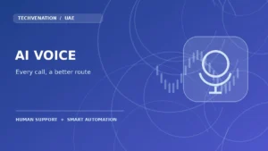 Conceptual illustration for voice services in the UAE