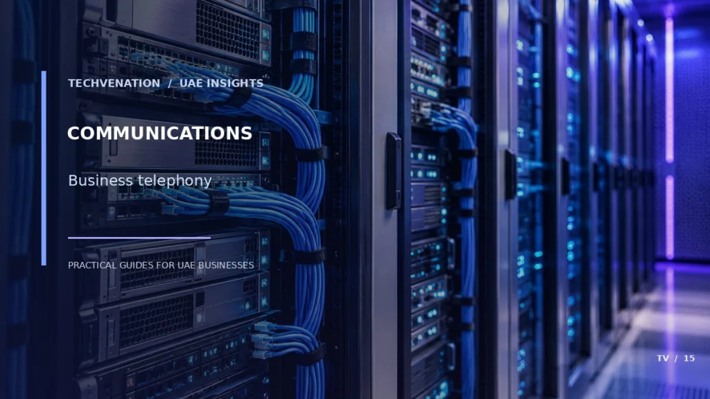 Conceptual technology illustration for telephony — Techvenation UAE